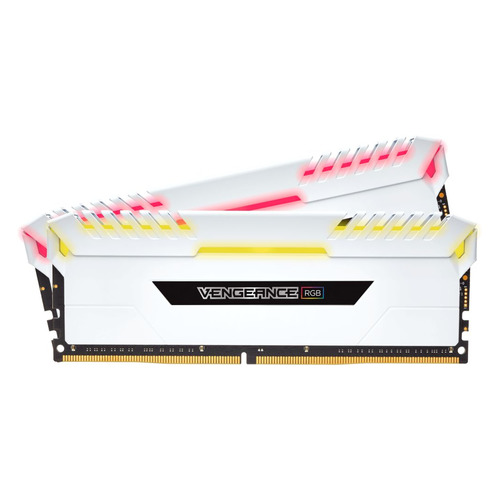 Модуль памяти CORSAIR Vengeance RGB CMR16GX4M2C3000C15W DDR4 - 2x 8Гб 3000, DIMM, Ret CORSAIR