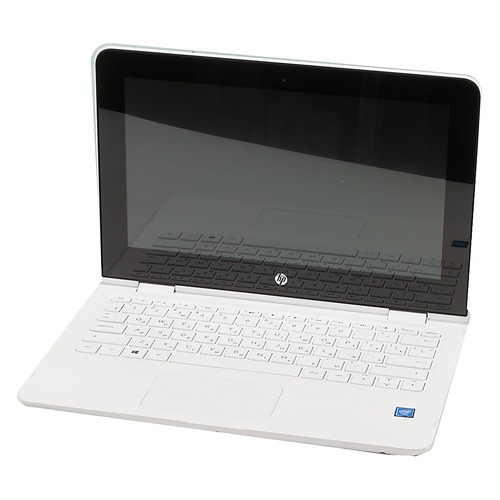 Ноутбук-трансформер HP x360 11-aa011ur, 11.6", IPS, Intel Celeron N3060 1.6ГГц, 2Гб, 32Гб eMMC, Intel HD Graphics 400, Windows 10, 2EQ10EA, белый HP