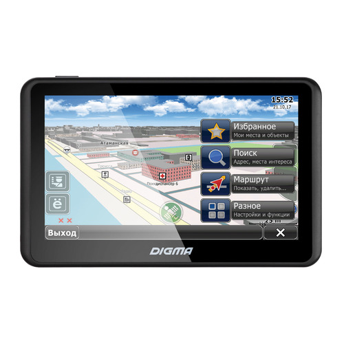 GPS навигатор DIGMA ALLDRIVE 505, 5", авто, 4Гб, CityGuide, черный DIGMA