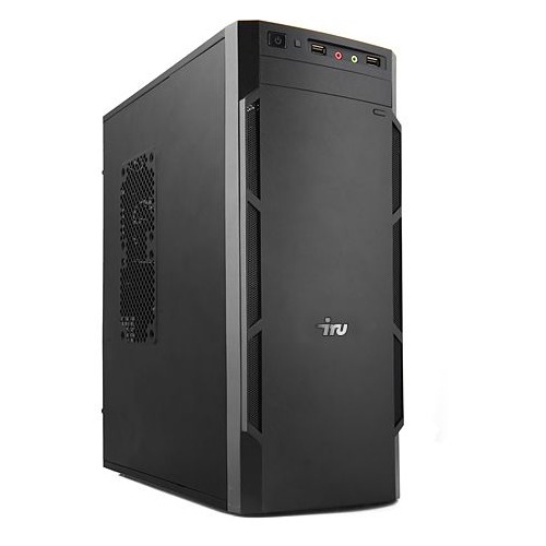 Компьютер IRU Home 312, Intel Pentium G4600, DDR4 8Гб, 1000Гб, NVIDIA GeForce GTX 1050 - 2048 Мб, Windows 10 Home, черный [1002118] IRU