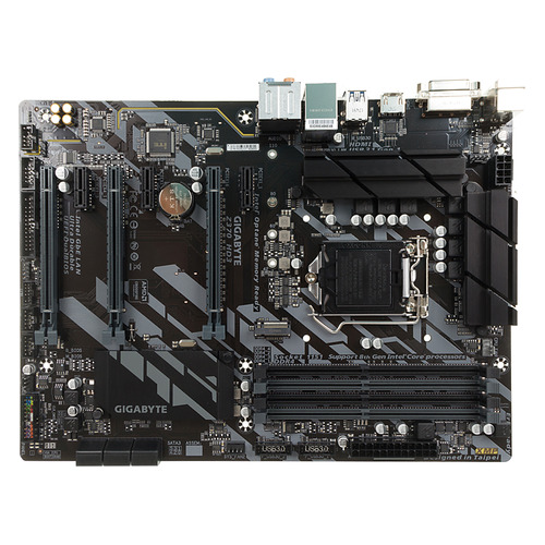 Материнская плата GIGABYTE Z370 HD3, LGA 1151v2, Intel Z370, ATX, Ret GIGABYTE
