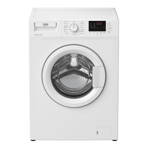Стиральная машина BEKO WRS 54P2 BWW, фронтальная загрузка, белый BEKO