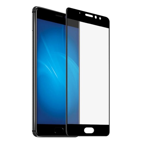 Защитное стекло для экрана DF mzColor-16 для Meizu Pro 7 Plus, 1 шт, черный [mzcolor-16 (black)] DF