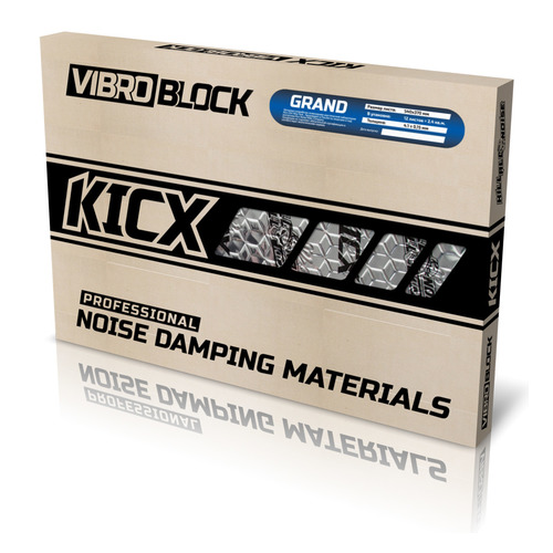 Мастичная виброизоляция Kicx Vibroblock Grand (компл.:12шт) 540x370x4.1мм KICX