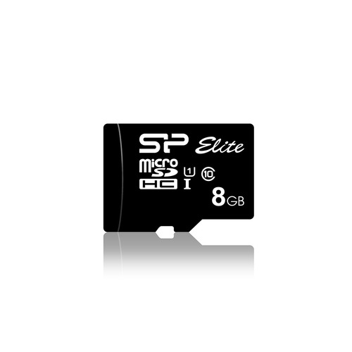 Карта памяти microSDHC UHS-I SILICON POWER Elite 8 ГБ, 85 МБ/с, Class 10, SP008GBSTHBU1V10, 1 шт. SILICON POWER