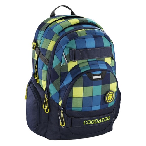 Рюкзак Coocazoo CarryLarry2 Lime District синий/салатовый