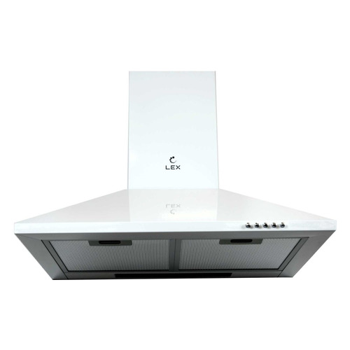 Вытяжка каминная Lex Basic 600 WH белый управление: кнопочное (1 мотор)