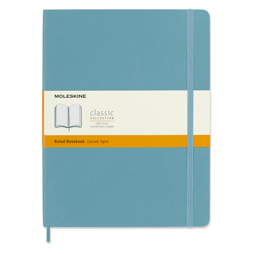 Блокнот Moleskine CLASSIC SOFT XLarge 190х250мм 192стр. линейка мягкая обложка голубой 6 шт./кор. Блокнот Moleskine CLASSIC SOFT XLarge 190х250мм 192стр. линейка мягкая обложка голубой 6 шт./кор.