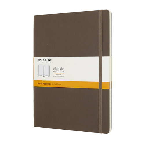 Блокнот Moleskine CLASSIC SOFT XLarge 190х250мм 192стр. линейка мягкая обложка коричневый 6 шт./кор. Блокнот Moleskine CLASSIC SOFT XLarge 190х250мм 192стр. линейка мягкая обложка коричневый 6 шт./кор.