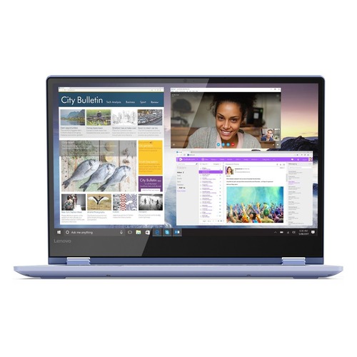 Ноутбук-трансформер LENOVO Yoga 530-14IKB, 14", IPS, Intel Pentium 4415U 2.3ГГц, 4Гб, 128Гб SSD, Intel HD Graphics 610, Windows 10, 81EK008TRU, синий Ноутбук-трансформер LENOVO Yoga 530-14IKB, 14", IPS, Intel Pentium 4415U 2.3ГГц, 4Гб, 128Гб SSD, Intel HD Graphics 610, Windows 10, 81EK008TRU, синий