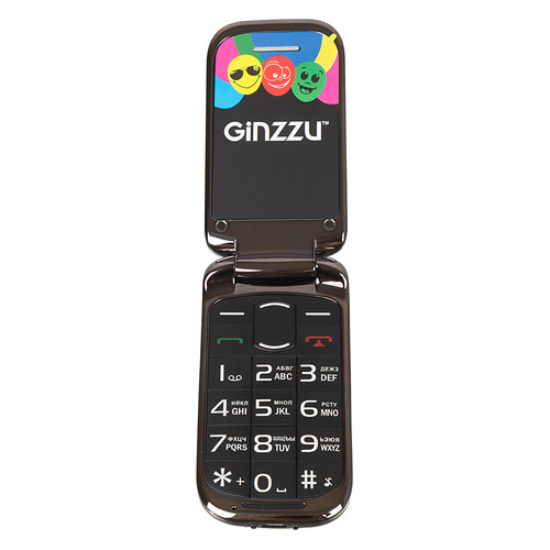 Мобильный телефон GINZZU MF701, черный