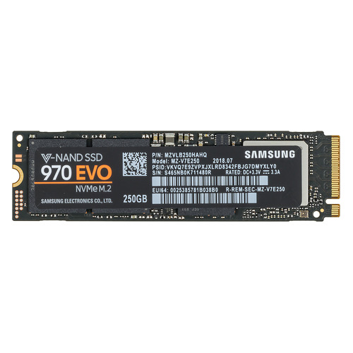SSD накопитель SAMSUNG 970 EVO MZ-V7E250BW 250ГБ, M.2 2280, PCI-E x4, NVMe, MZ-V7E250BW
SSD накопитель SAMSUNG 970 EVO MZ-V7E250BW 250ГБ, M.2 2280, PCI-E x4, NVMe, MZ-V7E250BW