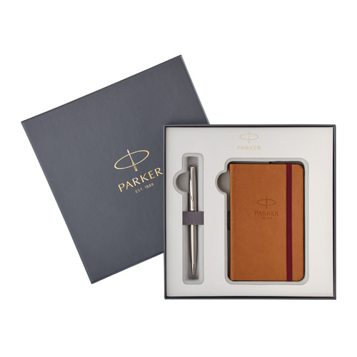 Набор Parker Sonnet (2018974) Stainless Steel CT ручка шариковая M синие чернила в компл.:блокнот по
Набор Parker Sonnet (2018974) Stainless Steel CT ручка шариковая M синие чернила в компл.:блокнот по