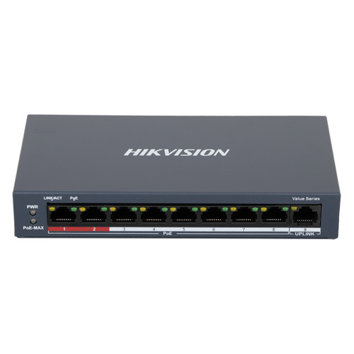 Коммутатор Hikvision DS-3E0109P-E/M(B) 9x100Mb 8PoE+ 58W неуправляемый, DS-3E0109P-E/M(B)
Коммутатор Hikvision DS-3E0109P-E/M(B) 9x100Mb 8PoE+ 58W неуправляемый, DS-3E0109P-E/M(B)