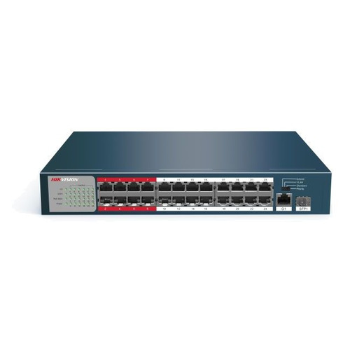 Коммутатор Hikvision DS-3E0326P-E/M(B) 25x100Mb 1SFP 24PoE+ 225W неуправляемый, DS-3E0326P-E/M(B)
Коммутатор Hikvision DS-3E0326P-E/M(B) 25x100Mb 1SFP 24PoE+ 225W неуправляемый, DS-3E0326P-E/M(B)