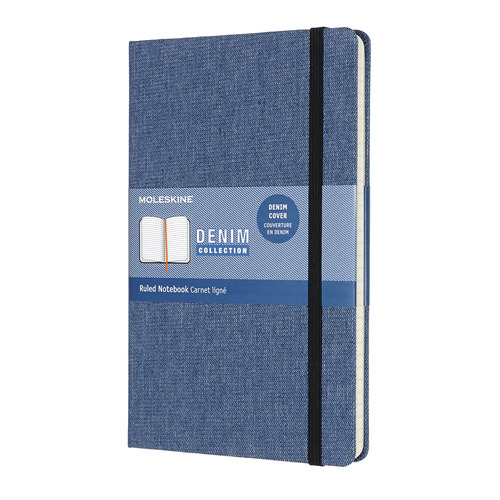 Блокнот Moleskine LE DENIM Large 130х210мм обложка текстиль 240стр. линейка синий Antwerp blue, DENIM
Блокнот Moleskine LE DENIM Large 130х210мм обложка текстиль 240стр. линейка синий Antwerp blue, DENIM
