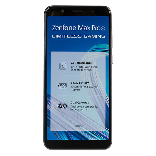 Смартфон ASUS ZenFone Max Pro M1 128Gb, ZB602KL, серебристый