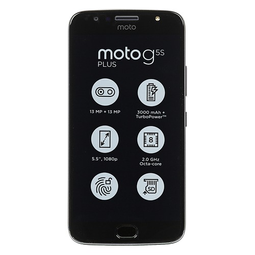 Смартфон MOTOROLA G5S Plus 32Gb, XT1803, серый