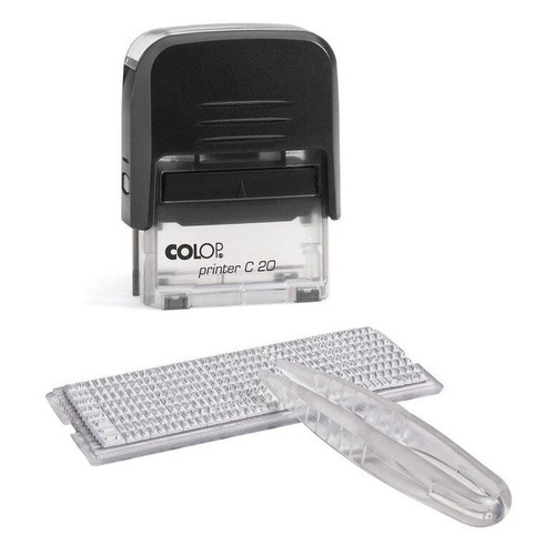 Самонаборный штамп автоматический COLOP Printer C20 Set, оттиск 38 х 14 мм, шрифт 3.1 мм, прямоугольный, синий, Printer C20 Set
Самонаборный штамп автоматический COLOP Printer C20 Set, оттиск 38 х 14 мм, шрифт 3.1 мм, прямоугольный, синий, Printer C20 Set