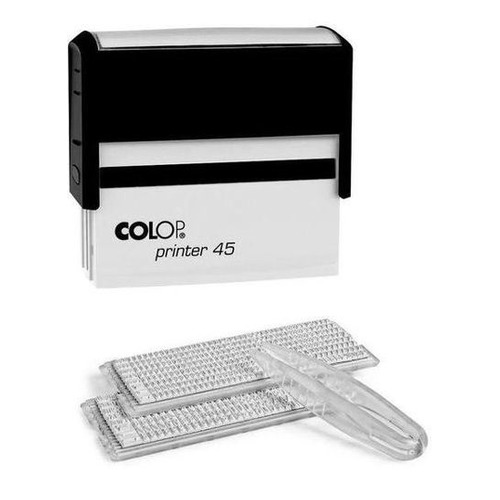 Самонаборный штамп автоматический COLOP Printer C45 Set-F, оттиск 82 х 25 мм, шрифт 3.1 мм, прямоугольный, синий, Printer C45 Set-F
Самонаборный штамп автоматический COLOP Printer C45 Set-F, оттиск 82 х 25 мм, шрифт 3.1 мм, прямоугольный, синий, Printer C45 Set-F