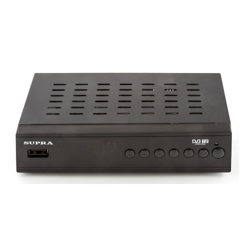 Ресивер DVB-T2 SUPRA SDT-101C, черный