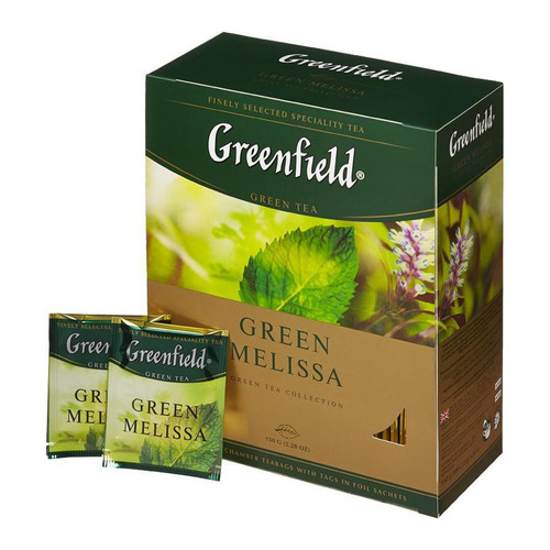 Чай Greenfield Green Melissa зеленый мелисса 100пак. карт/уп. (0879-09), Green Melissa
Чай Greenfield Green Melissa зеленый мелисса 100пак. карт/уп. (0879-09), Green Melissa