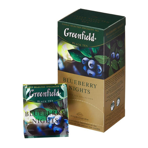 Чай Greenfield Blueberry Nights черный черника 25пак. карт/уп. (0996-10) 10 шт./кор., Blueberry Nights
Чай Greenfield Blueberry Nights черный черника 25пак. карт/уп. (0996-10) 10 шт./кор., Blueberry Nights