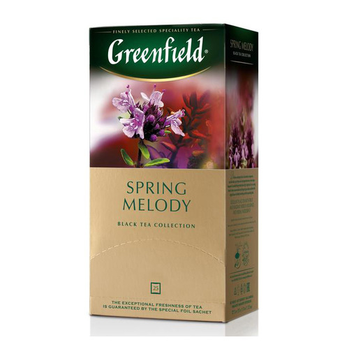 Чай Greenfield Spring Melody черный чабрец 25пак. карт/уп. (0525-10) 10 шт./кор., Spring Melody
Чай Greenfield Spring Melody черный чабрец 25пак. карт/уп. (0525-10) 10 шт./кор., Spring Melody