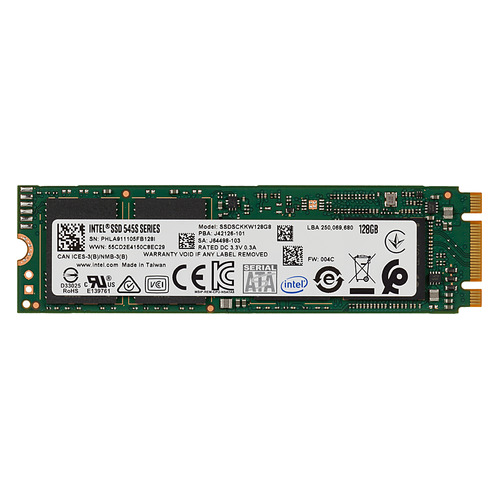 SSD накопитель INTEL 545s Series SSDSCKKW128G8X1 128ГБ, M.2 2280, SATA III, SSDSCKKW128G8X1
SSD накопитель INTEL 545s Series SSDSCKKW128G8X1 128ГБ, M.2 2280, SATA III, SSDSCKKW128G8X1