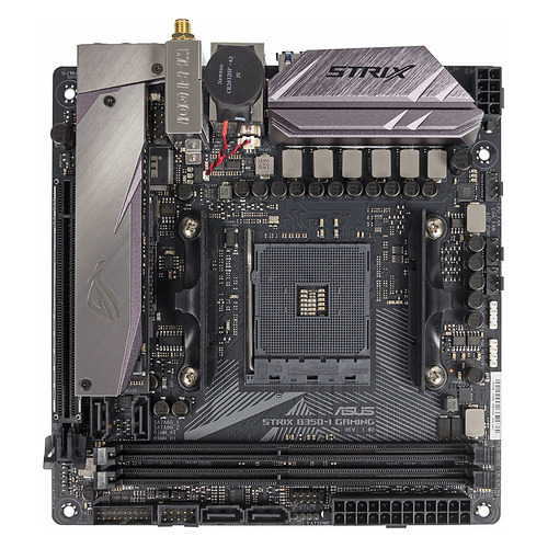 Материнская плата ASUS ROG STRIX B350-I GAMING, SocketAM4, AMD B350, mini-ITX, Ret Материнская плата ASUS ROG STRIX B350-I GAMING, SocketAM4, AMD B350, mini-ITX, Ret