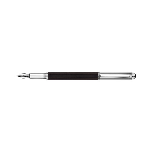 Ручка перьев. Carandache Varius Ebony Silver Plated (4490.076) F золото 18K с родиевым покрытием под, Ebony Silver Plated
Ручка перьев. Carandache Varius Ebony Silver Plated (4490.076) F золото 18K с родиевым покрытием под, Ebony Silver Plated