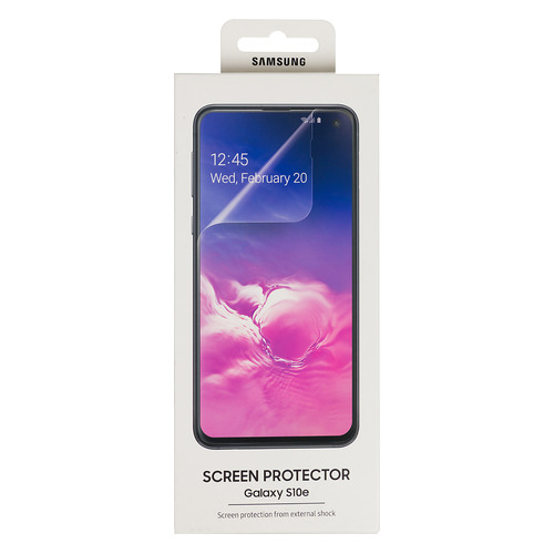 Защитная пленка для экрана SAMSUNG ET-FG970CTEGRU для Samsung Galaxy S10e, прозрачная, 2 шт Защитная пленка для экрана SAMSUNG ET-FG970CTEGRU для Samsung Galaxy S10e, прозрачная, 2 шт