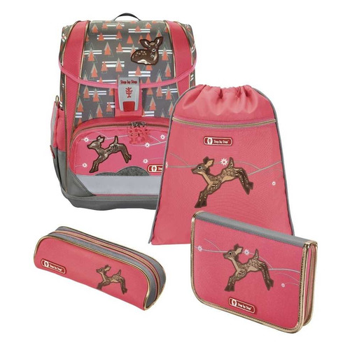 Ранец Step By Step Light2 Modern Deer розовый/серый 4 предмета
Ранец Step By Step Light2 Modern Deer розовый/серый 4 предмета