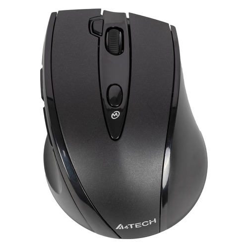 Мышь A4 V-Track G10-770F черный оптическая (2000dpi) беспроводная USB