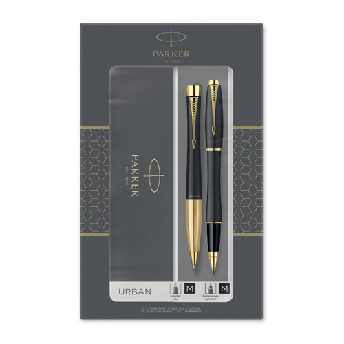Набор Parker Urban Core TK200 (2093382) Muted Black GT ручка роллер, ручка шариковая подар.кор.
Набор Parker Urban Core TK200 (2093382) Muted Black GT ручка роллер, ручка шариковая подар.кор.