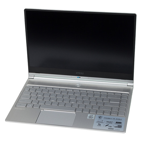 Ноутбук MSI Modern 14 A10M-480XRU, 14", IPS, Intel Core i5 10210U 1.6ГГц, 8ГБ, 512ГБ SSD, Intel UHD Graphics , Free DOS, 9S7-14B361-480, серебристый
Ноутбук MSI Modern 14 A10M-480XRU, 14", IPS, Intel Core i5 10210U 1.6ГГц, 8ГБ, 512ГБ SSD, Intel UHD Graphics , Free DOS, 9S7-14B361-480, серебристый