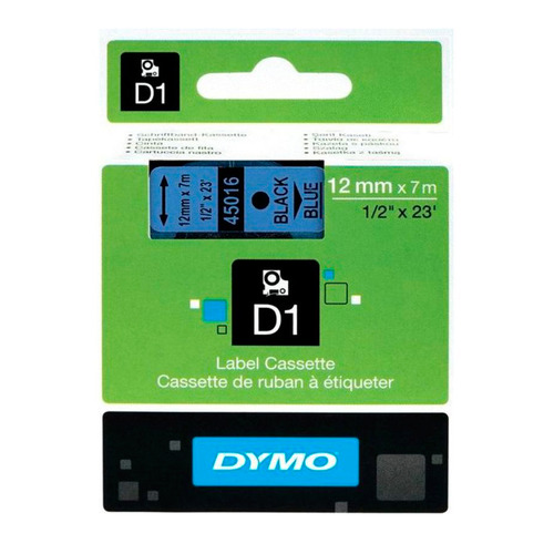 Картридж DYMO D1, голубой / черный / 12мм, черный шрифт, голубой фон, 7м ( S0720560, D1
Картридж DYMO D1, голубой / черный / 12мм, черный шрифт, голубой фон, 7м ( S0720560, D1