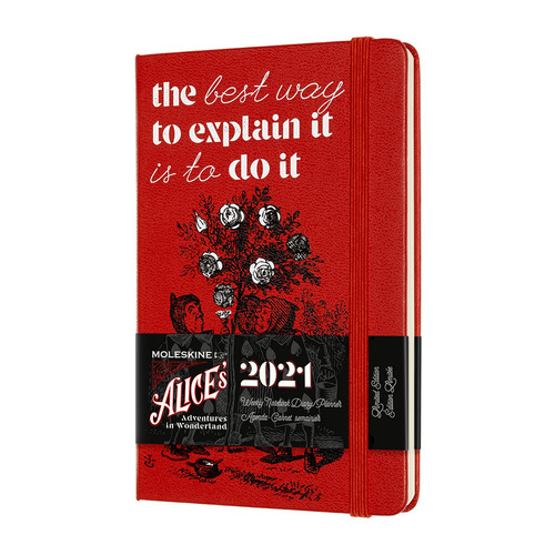 Еженедельник MOLESKINE Limited Edition Alice in Wonderland WKNT PC, 144стр, Красный
Еженедельник MOLESKINE Limited Edition Alice in Wonderland WKNT PC, 144стр, Красный