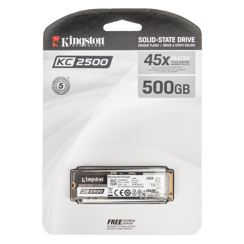 SSD накопитель Kingston KC2500 SKC2500M8/500G 500ГБ, M.2 2280, PCI-E x4, NVMe, SKC2500M8/500G
SSD накопитель Kingston KC2500 SKC2500M8/500G 500ГБ, M.2 2280, PCI-E x4, NVMe, SKC2500M8/500G