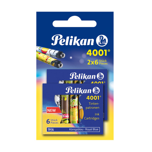 Картридж Pelikan School INK 4001 TP/6 (PL338269) Royal Blue чернила для ручек перьевых блистер (12шт, INK 4001 TP/6
Картридж Pelikan School INK 4001 TP/6 (PL338269) Royal Blue чернила для ручек перьевых блистер (12шт, INK 4001 TP/6