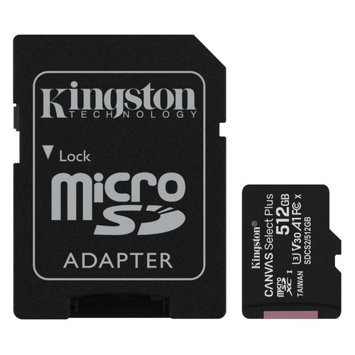 Карта памяти microSDXC UHS-I U3 Kingston Canvas Select Plus 512 ГБ, 100 МБ/с, SDCS2/512GB, 1 шт., переходник SD, SDCS2/512GB
Карта памяти microSDXC UHS-I U3 Kingston Canvas Select Plus 512 ГБ, 100 МБ/с, SDCS2/512GB, 1 шт., переходник SD, SDCS2/512GB
