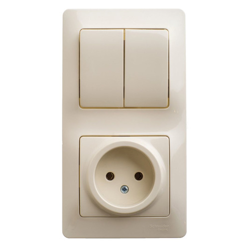 Блок (1 розетка + 1 выключатель) Schneider Electric Glossa (GSL000272) скрыт. IP20 бежевый
Блок (1 розетка + 1 выключатель) Schneider Electric Glossa (GSL000272) скрыт. IP20 бежевый