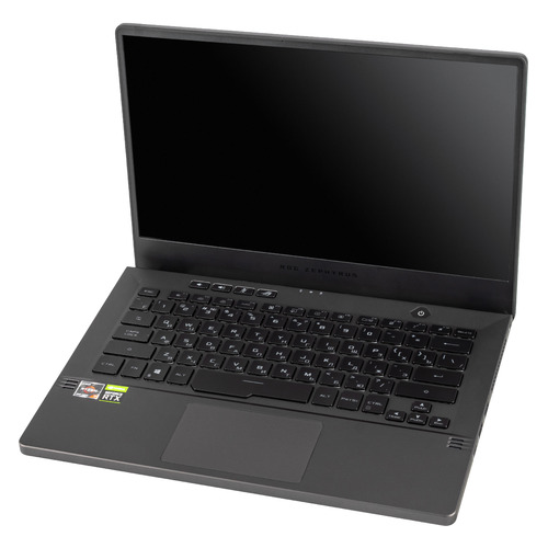 Ноутбук ASUS ROG Zephyrus G14 GA401QM-HZ086T, 14", IPS, AMD Ryzen 7 5800HS 2.8ГГц, 16ГБ, 512ГБ SSD, NVIDIA GeForce RTX 3060 для ноутбуков - 6144 Мб, Windows 10, 90NR05S6-M01550, серый, G14 GA401QM-HZ086T
Ноутбук ASUS ROG Zephyrus G14 GA401QM-HZ086T, 14", IPS, AMD Ryzen 7 5800HS 2.8ГГц, 16ГБ, 512ГБ SSD, NVIDIA GeForce RTX 3060 для ноутбуков - 6144 Мб, Windows 10, 90NR05S6-M01550, серый, G14 GA401QM-HZ086T