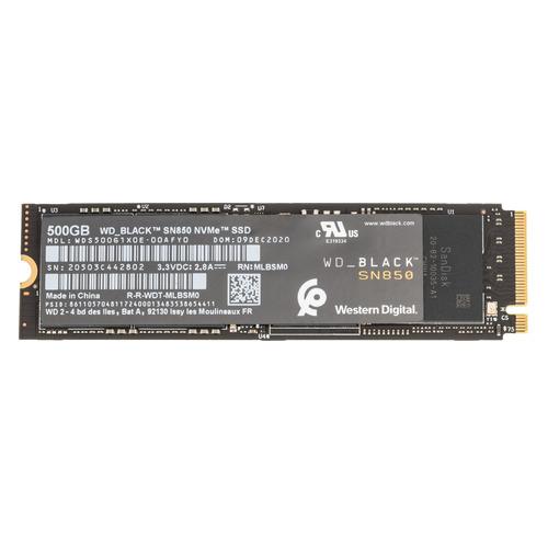 SSD накопитель WD Black SN850 WDS500G1X0E 500ГБ, M.2 2280, PCI-E 4.0 x4, NVMe, WDS500G1X0E
SSD накопитель WD Black SN850 WDS500G1X0E 500ГБ, M.2 2280, PCI-E 4.0 x4, NVMe, WDS500G1X0E