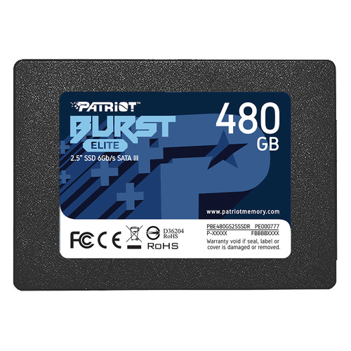 SSD накопитель Patriot Burst Elite PBE480GS25SSDR 480ГБ, 2.5", SATA III, PBE480GS25SSDR
SSD накопитель Patriot Burst Elite PBE480GS25SSDR 480ГБ, 2.5", SATA III, PBE480GS25SSDR