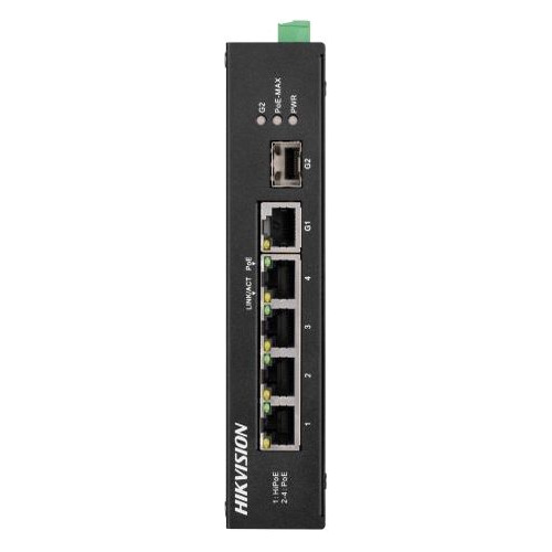 Коммутатор Hikvision DS-3T0306HP-E/HS 1SFP 3PoE 1PoE+ 60W неуправляемый, DS-3T0306HP-E/HS
Коммутатор Hikvision DS-3T0306HP-E/HS 1SFP 3PoE 1PoE+ 60W неуправляемый, DS-3T0306HP-E/HS