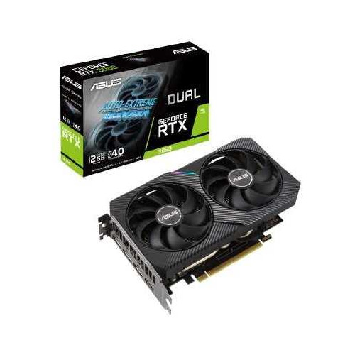 Видеокарта ASUS NVIDIA GeForce RTX 3060 , DUAL-RTX3060-12G, 12ГБ, GDDR6, Ret, DUAL-RTX3060-12G
Видеокарта ASUS NVIDIA GeForce RTX 3060 , DUAL-RTX3060-12G, 12ГБ, GDDR6, Ret, DUAL-RTX3060-12G