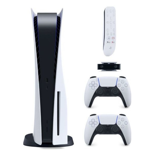 Игровая консоль PlayStation 5 с дополнительным геймпадом Dualsense, беспроводным пультом и вэб-камерой для PlayStation 5, PS719398707, белый/черный, PS719398707
Игровая консоль PlayStation 5 с дополнительным геймпадом Dualsense, беспроводным пультом и вэб-камерой для PlayStation 5, PS719398707, белый/черный, PS719398707