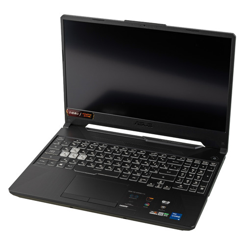 Ноутбук ASUS TUF Gaming FX506HE-HN013, 15.6", IPS, Intel Core i5 11400H 2.7ГГц, 8ГБ, 512ГБ SSD, NVIDIA GeForce RTX 3050 Ti для ноутбуков - 4096 Мб, noOS, 90NR0703-M02610, серый, FX506HE-HN013
Ноутбук ASUS TUF Gaming FX506HE-HN013, 15.6", IPS, Intel Core i5 11400H 2.7ГГц, 8ГБ, 512ГБ SSD, NVIDIA GeForce RTX 3050 Ti для ноутбуков - 4096 Мб, noOS, 90NR0703-M02610, серый, FX506HE-HN013