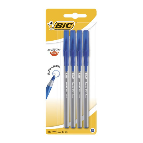 Набор ручек шариков. Bic Round Stic Exact (932857) d=0.7мм блистер (4шт) 1стерж. резин. манжета 20 шт./кор., Round Stic Exact
Набор ручек шариков. Bic Round Stic Exact (932857) d=0.7мм блистер (4шт) 1стерж. резин. манжета 20 шт./кор., Round Stic Exact